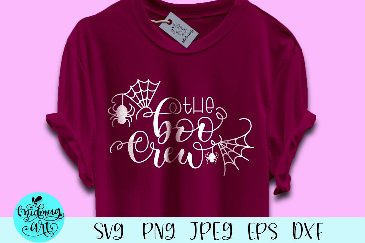 Boo crew svg, halloween svg example image 1