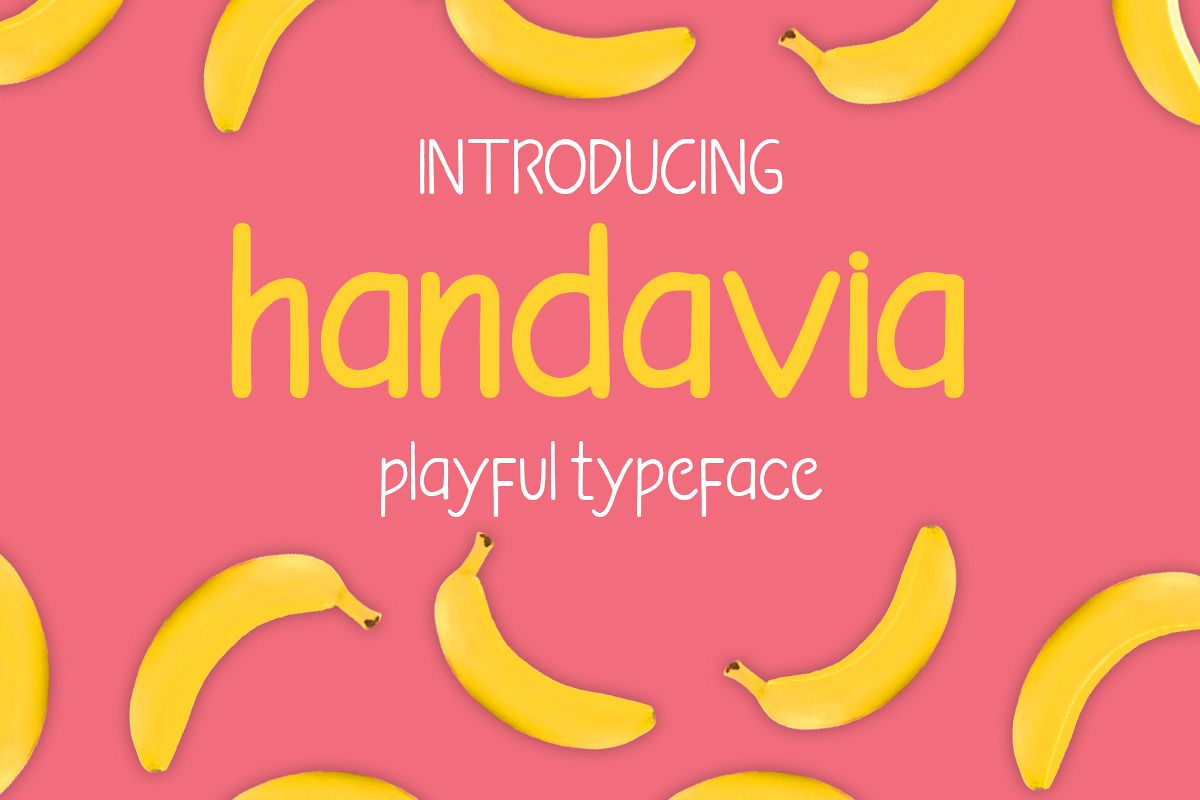 handavia font example image 1