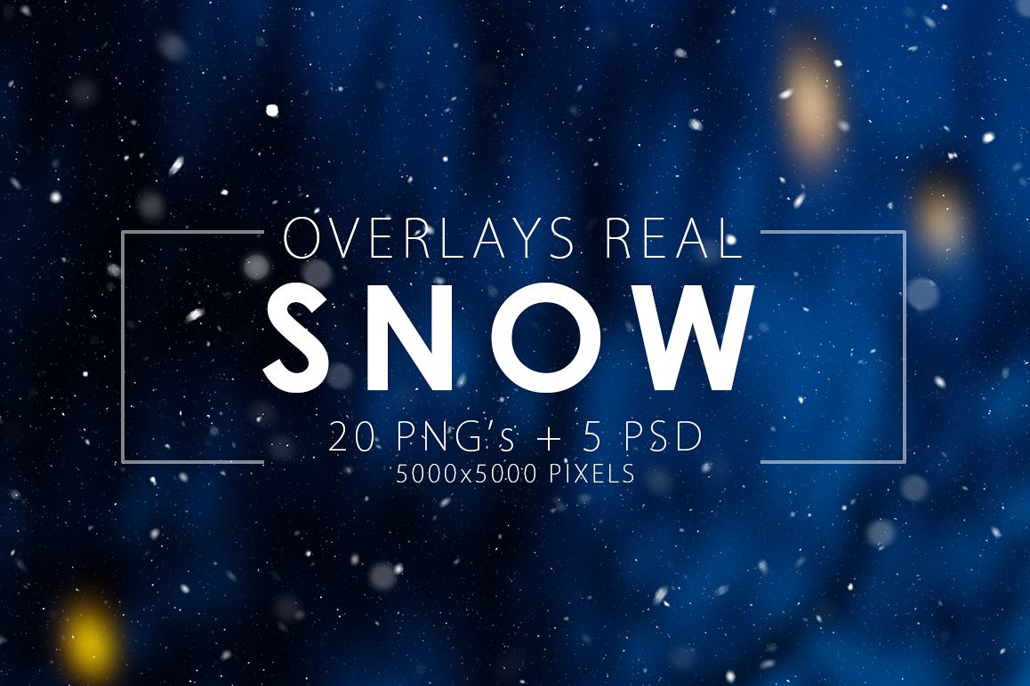 Real Snow Overlays example image 1
