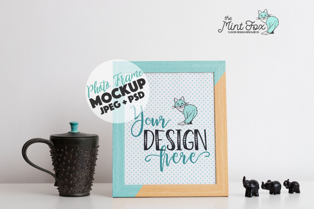 Wooden Frame Mockup | Welcome Sign Mock Up example image 1