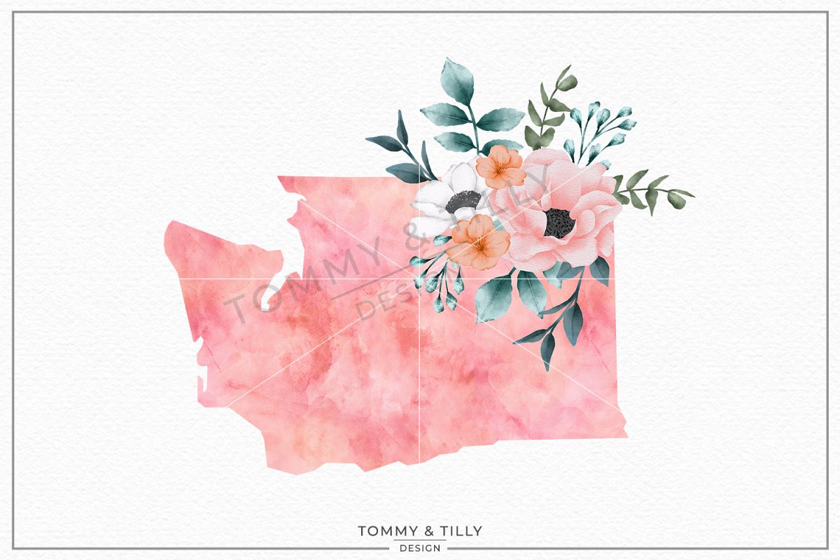 Washington State - Sublimation | PNG | Clipart example image 1
