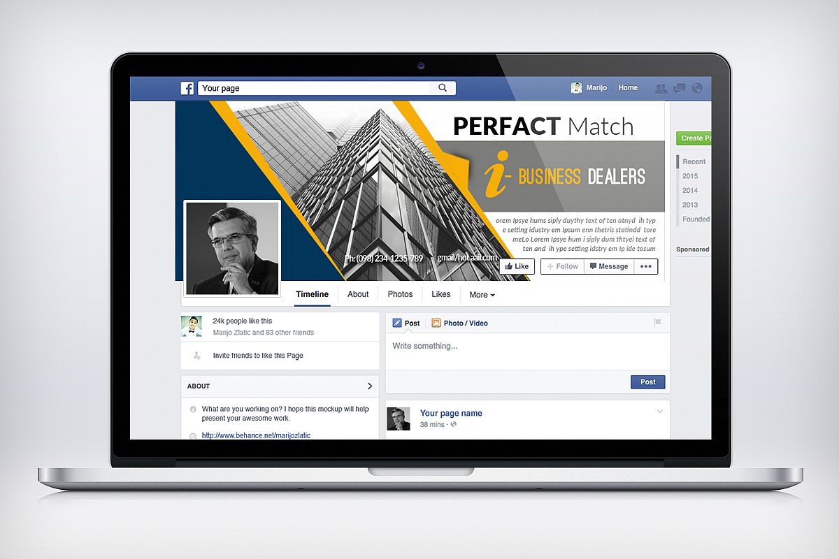 Business Facebook Timelines10 example image 1