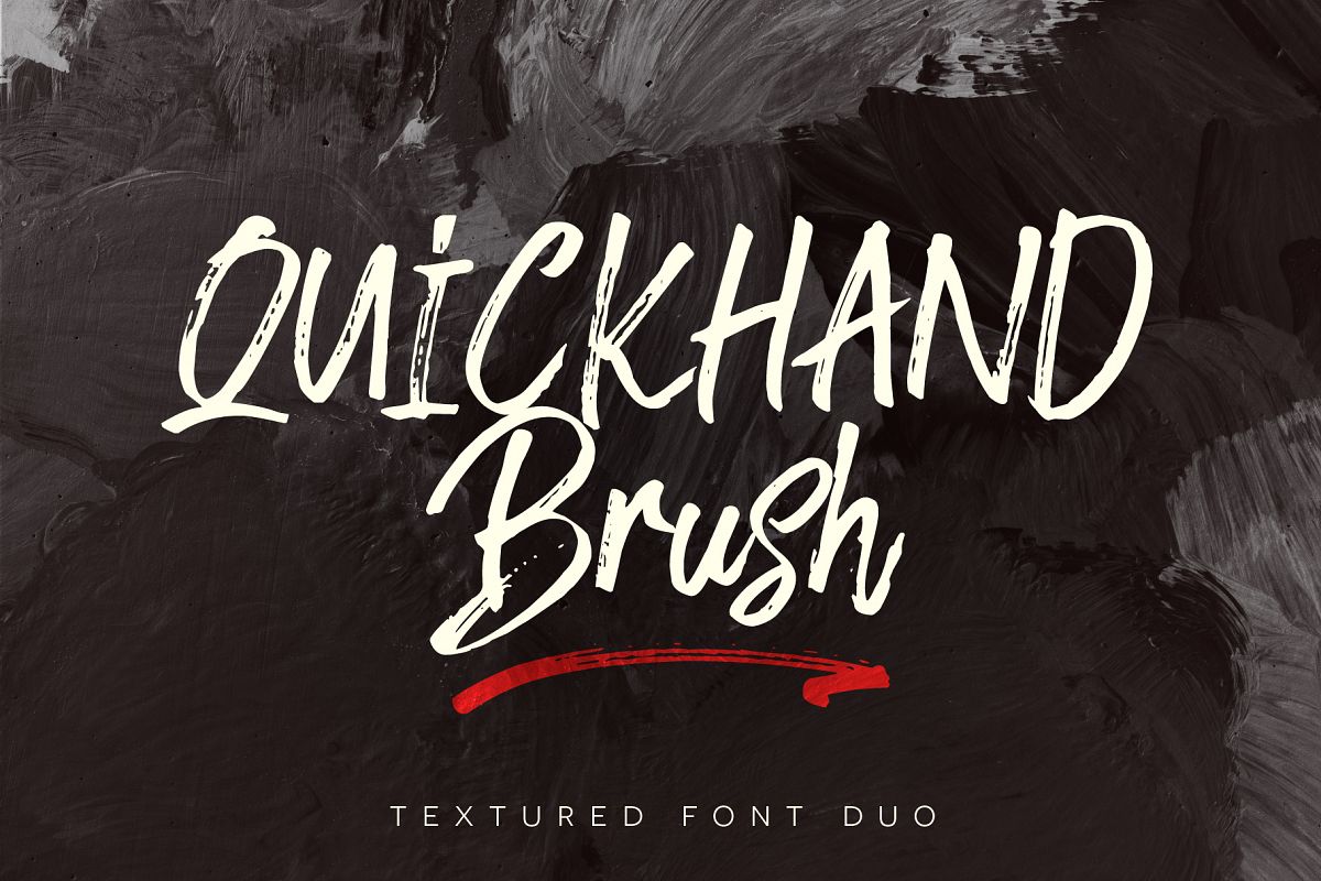 Quickhand Font Duo example image 1