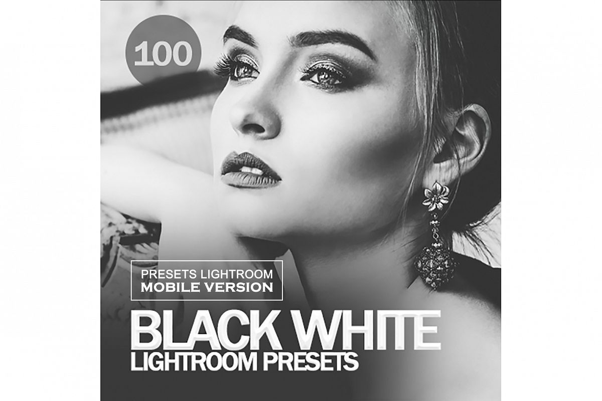 Black White BW Lightroom Mobile Presets example image 1