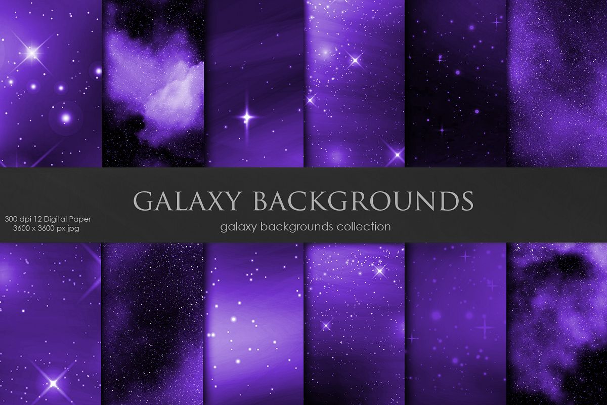 Galaxy, Space Purple Backgrounds example image 1