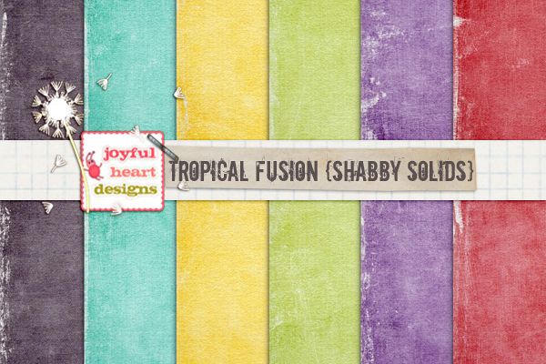 Tropical Fusion {shabby solids} example image 1
