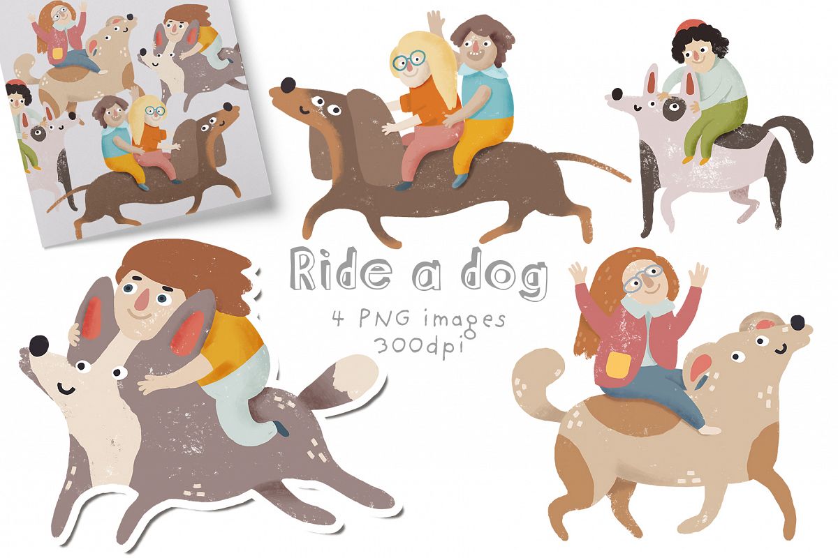 How to ride a dog example image 1