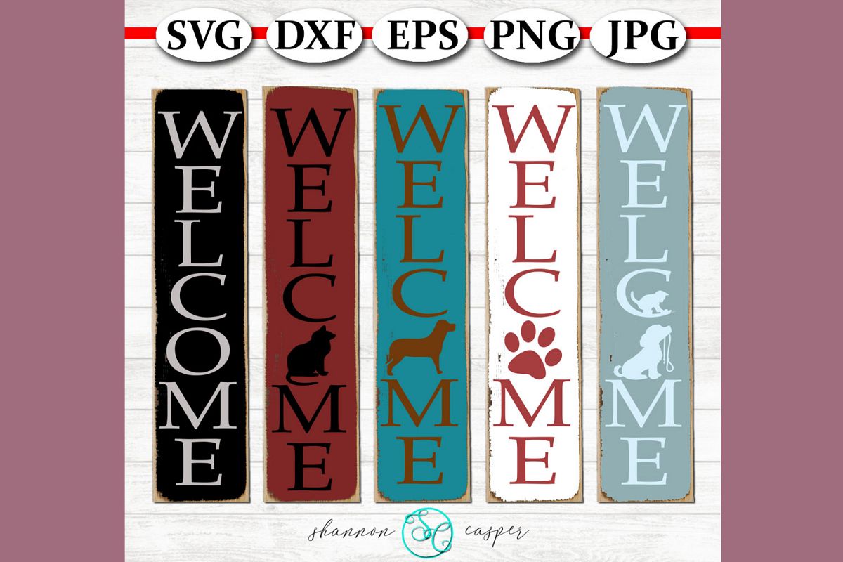 Pet Lovers Welcome Porch SVG Files example image 1