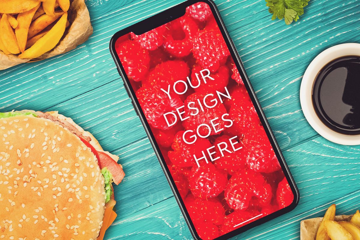 Apple iPhone X Mock-up #5 example image 1