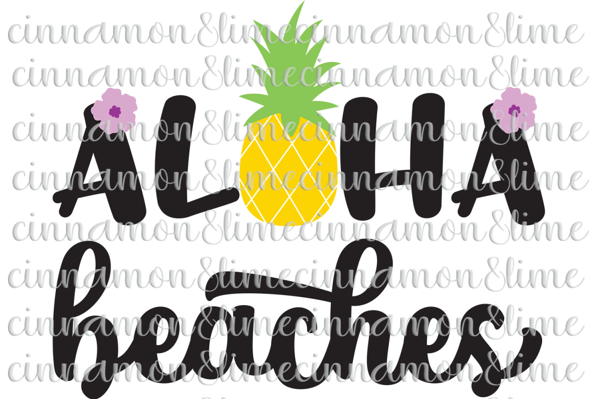 Aloha Beaches SVG example image 1
