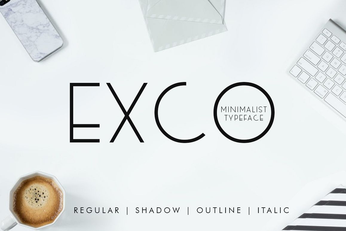 Exco Typeface example image 1