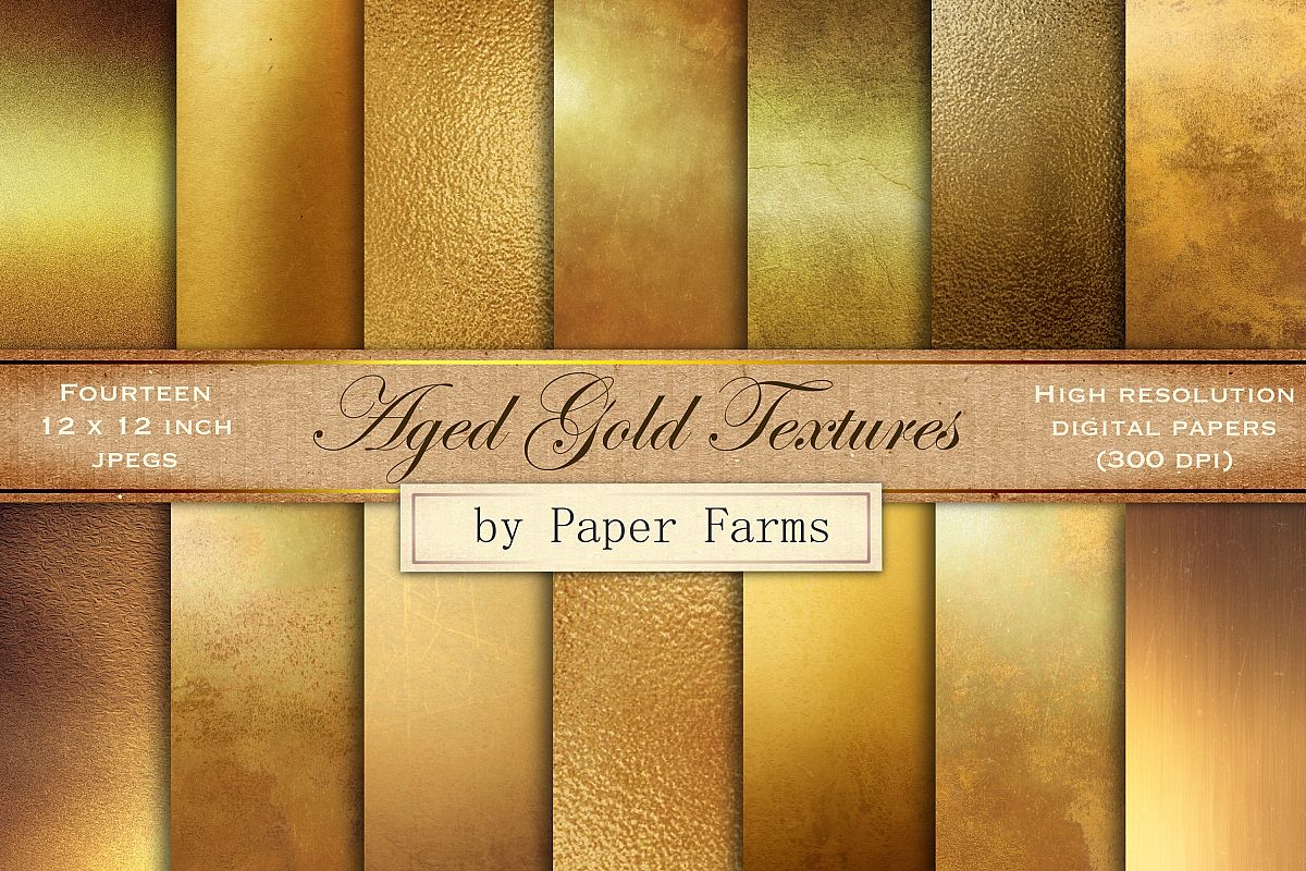Antique gold textures example image 1