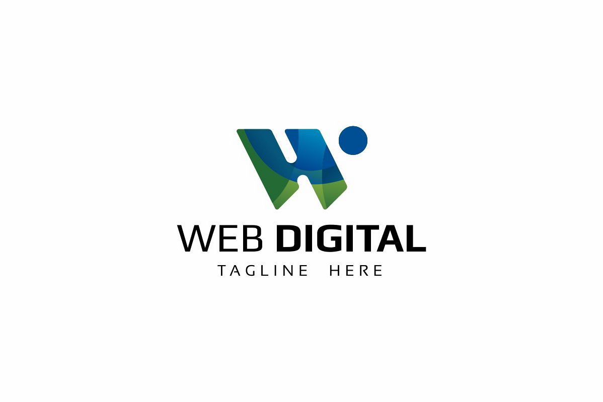 Web Digital W Letter Logo example image 1