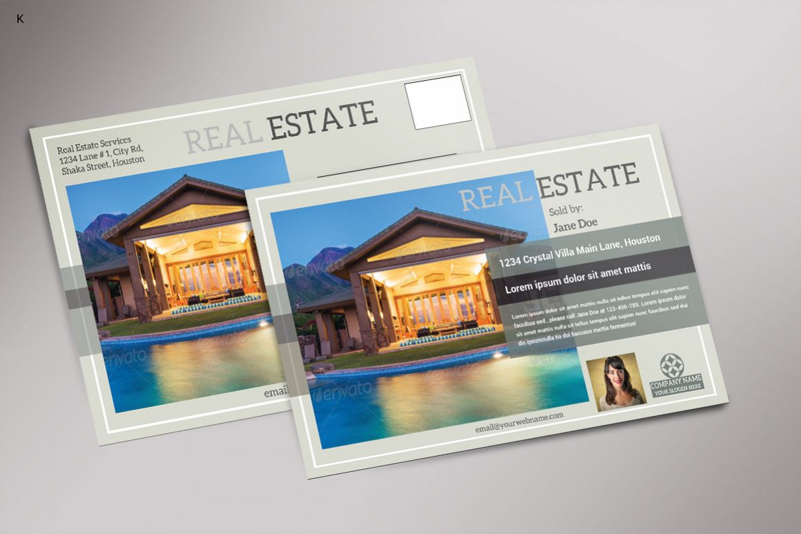 Real Estate Postcard