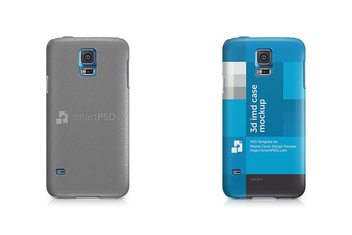 Samsung Galaxy S5 3d IMD Mobile Case Design Mockup 2014 example image 1
