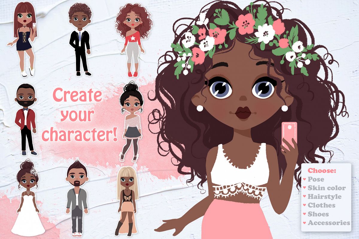 Character Creator! Boys & Girls example image 1