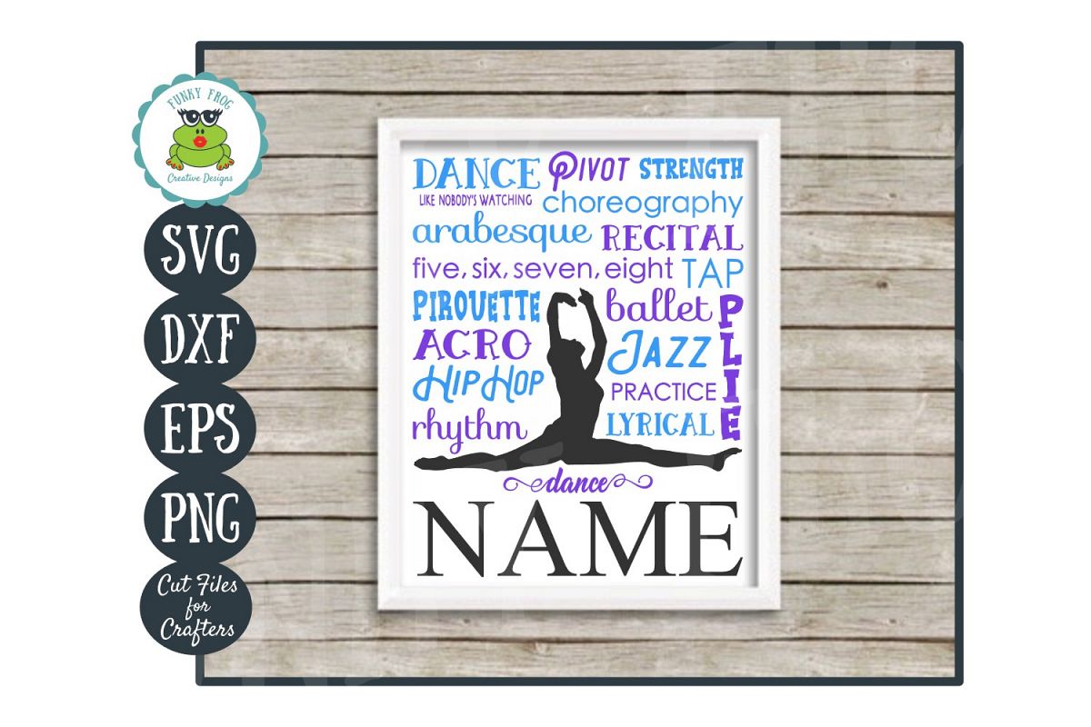 Dance Subway Art SVG Cut File, PNG Printable Wall Art example image 1