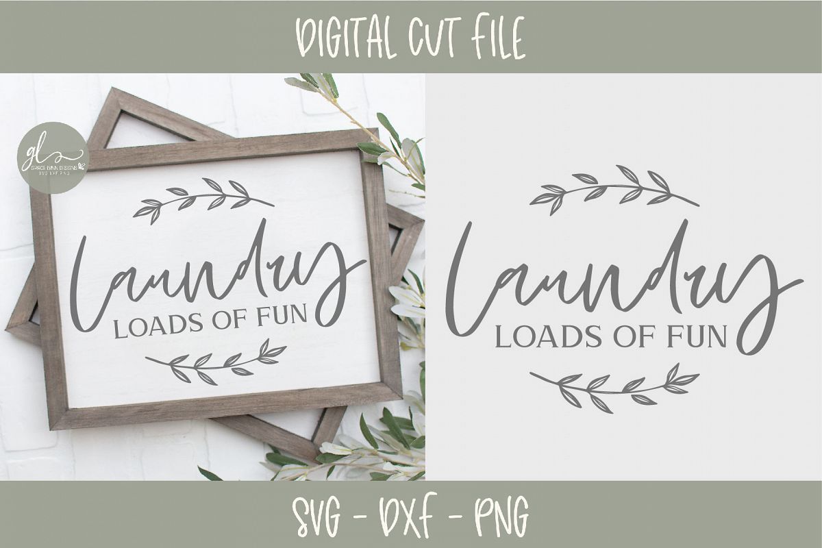 Laundry Loads Of Fun - SVG Cut File example image 1