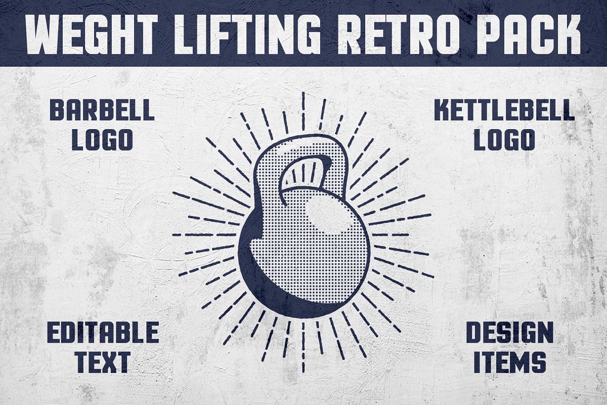 Weight Lifting Retro Pack example image 1
