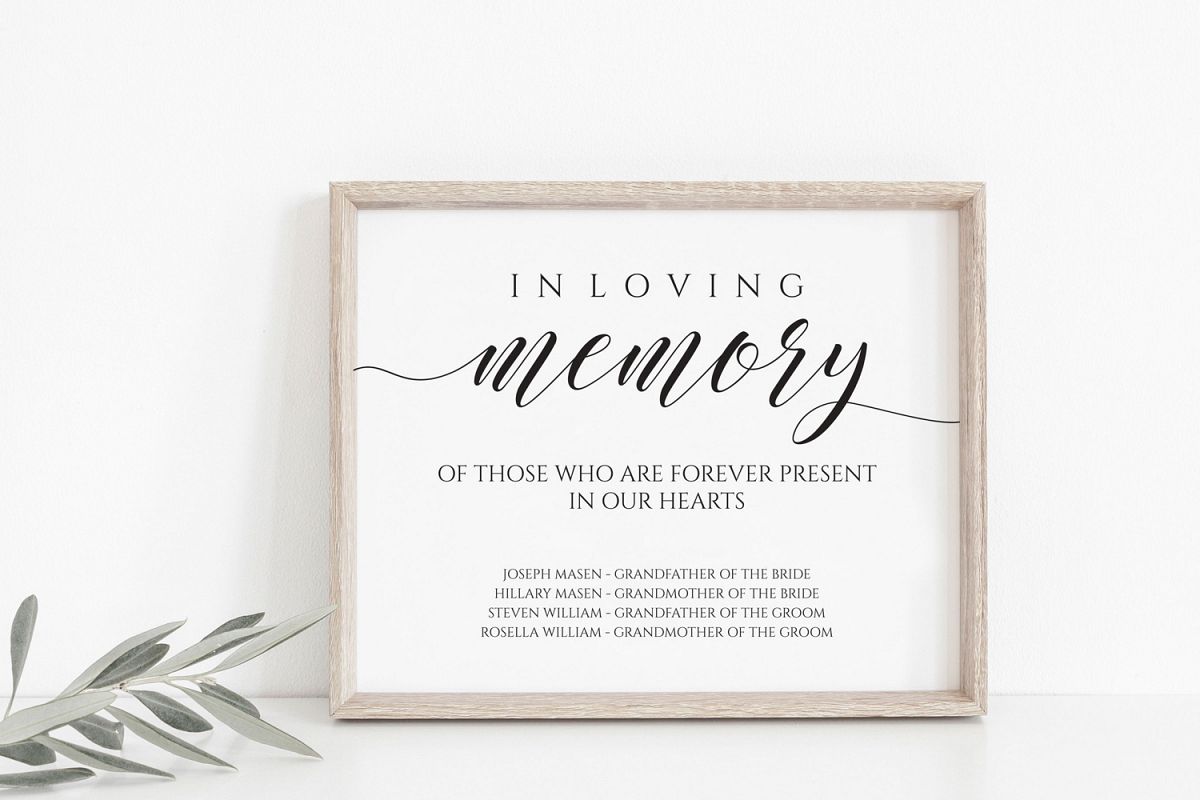 In loving memory example image 1