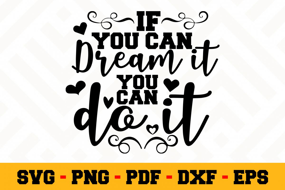 Motivation SVG Design n508 | Motivational Quote SVG File example image 1