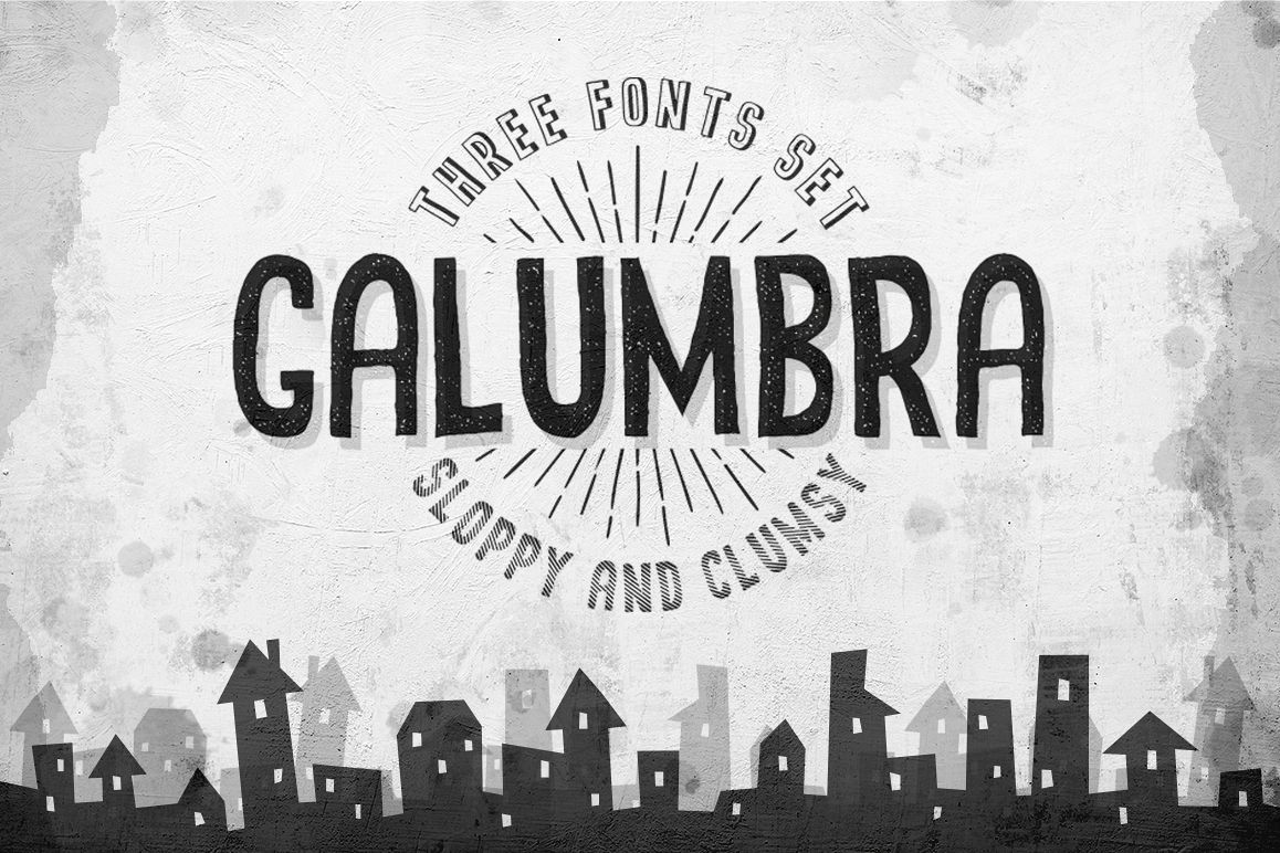 Galumbra Font Set example image 1