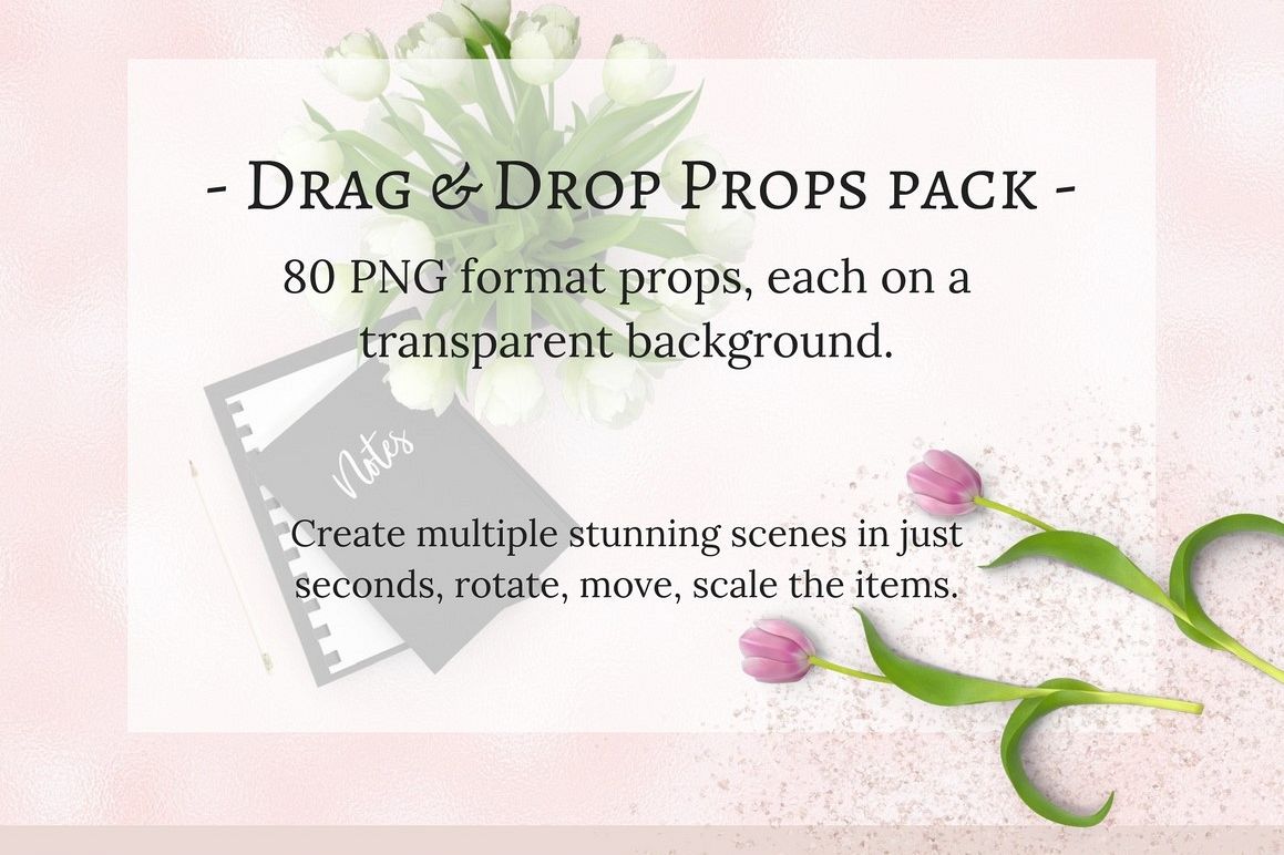 80 Drag & Drop props pack example image