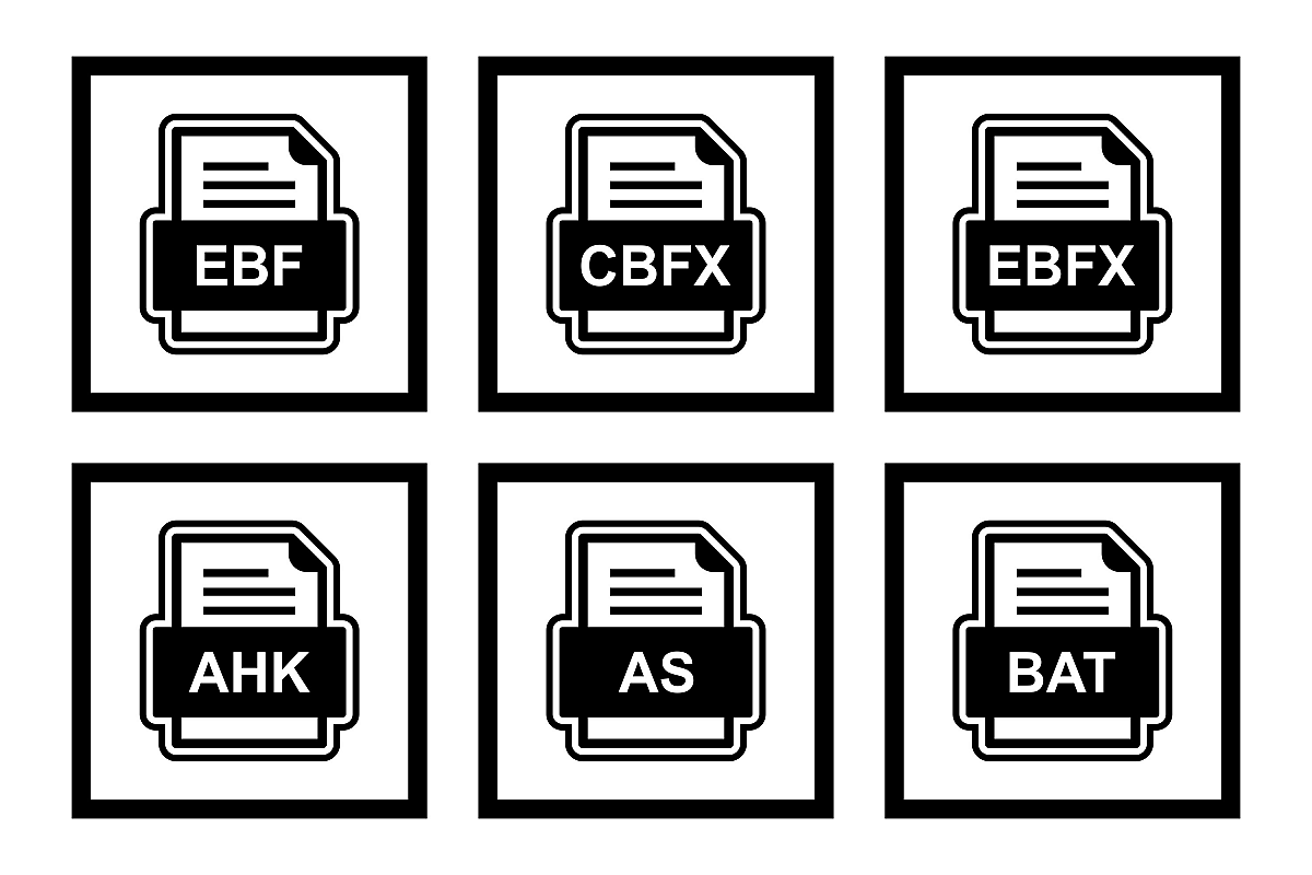 Set Of File Formats Icons example image 1