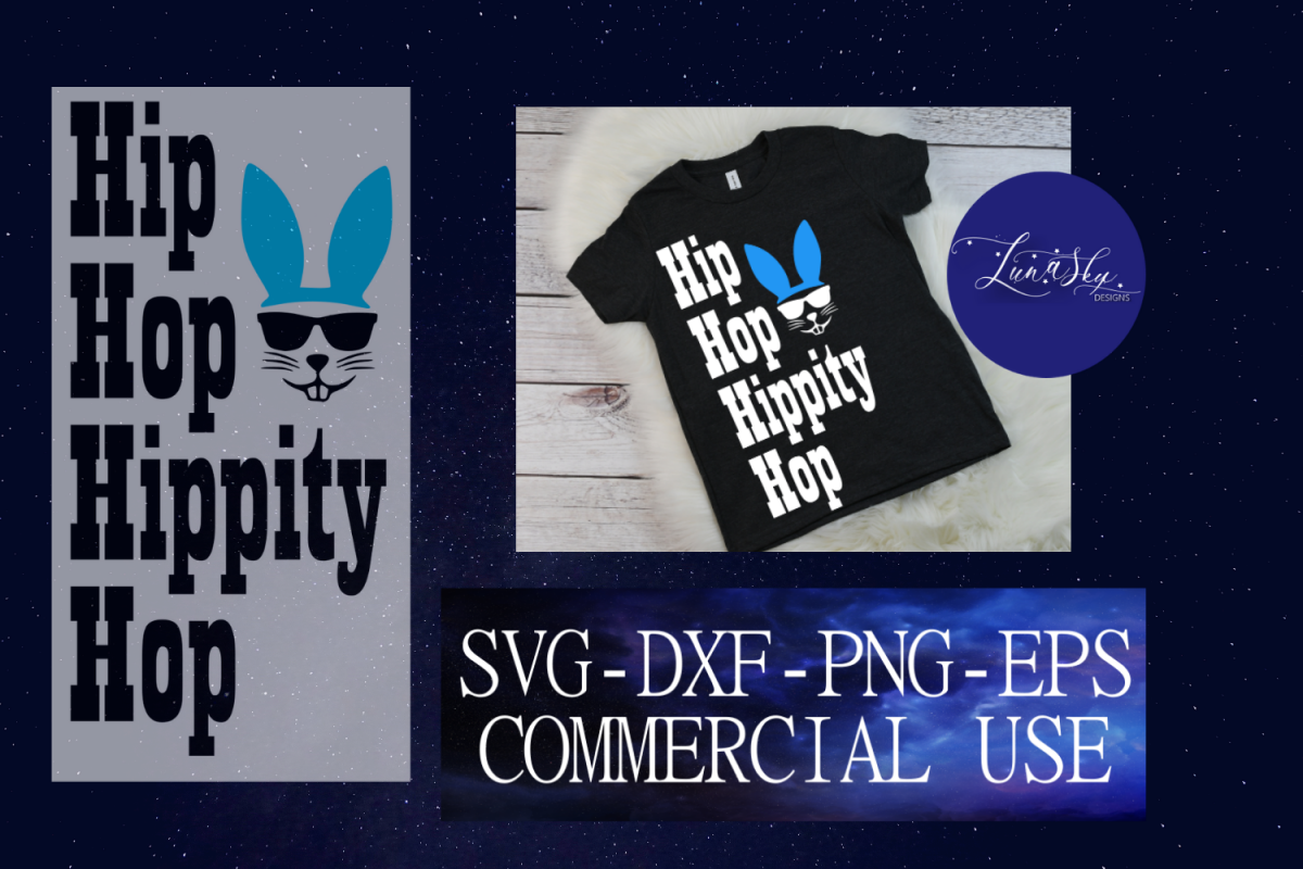 hip hop easter bunny, easter, easter bunny, hippity hop example image 1