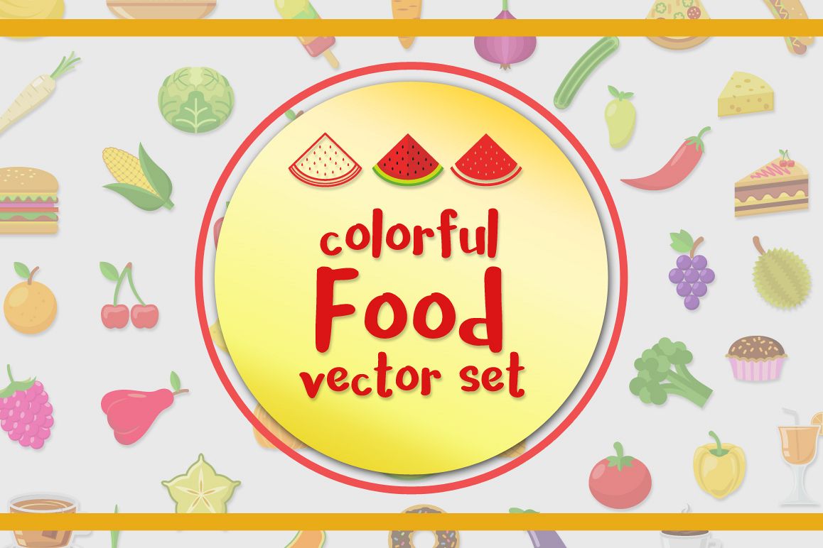 Food Vector Set example image 1