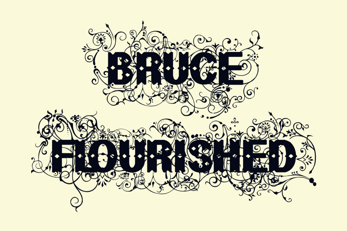 Bruce Flourished example image 1