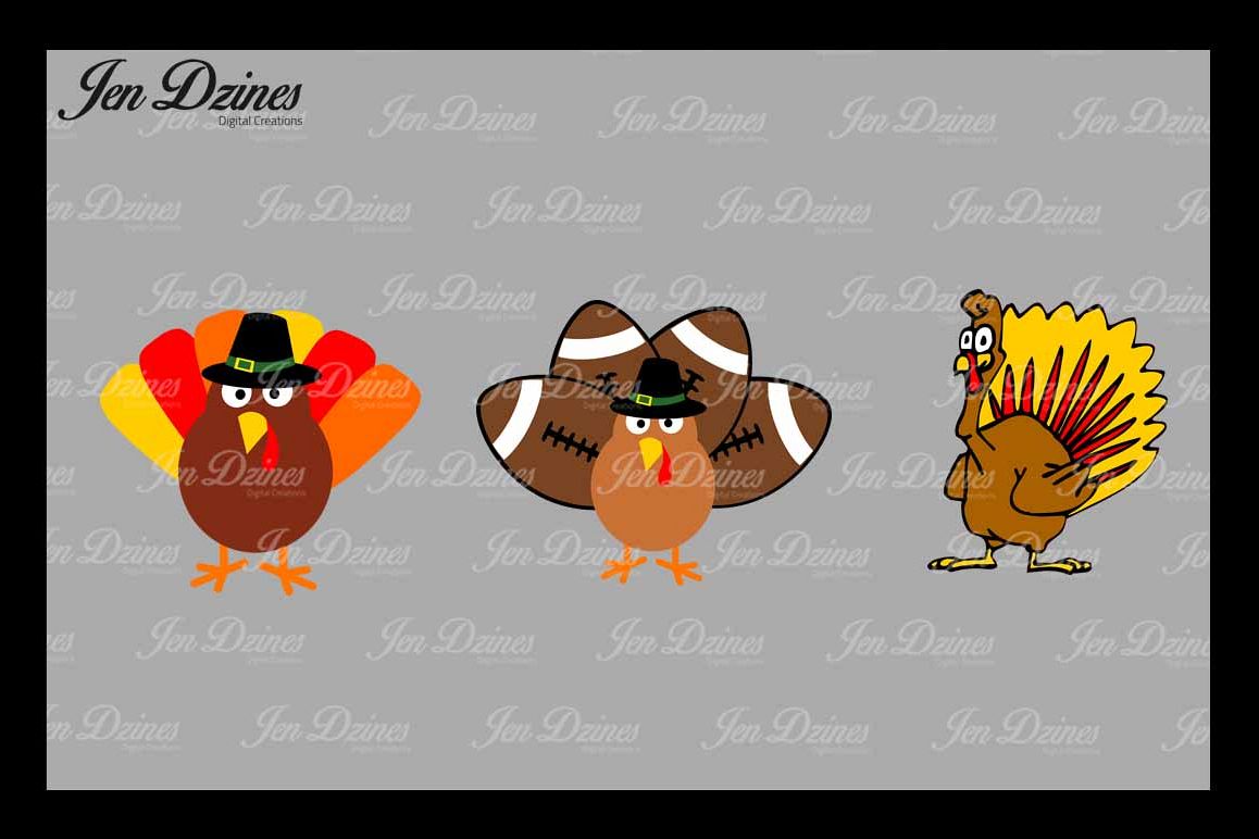 Turkey SVG DXF EPS PNG example image 1
