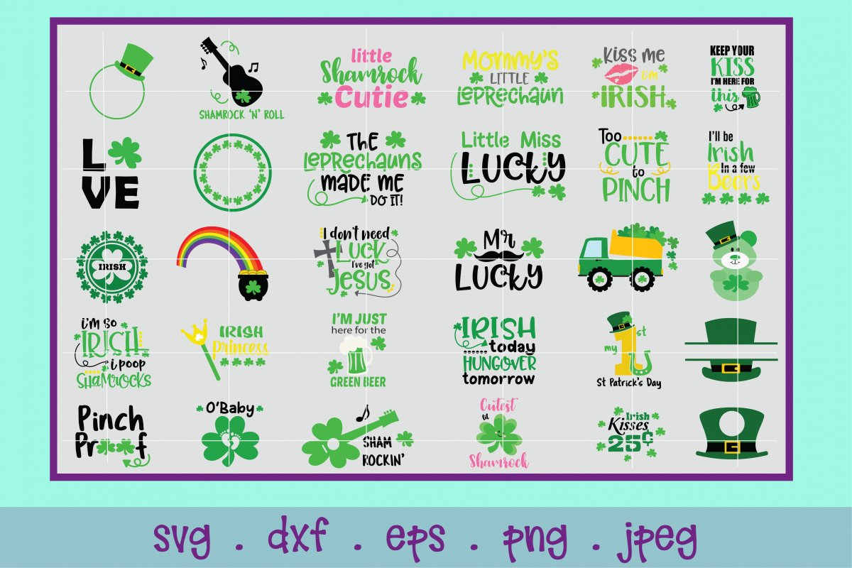 Download St Patrick's Day svg bundle, 30 Designs, SVG, DXF, EPS ...