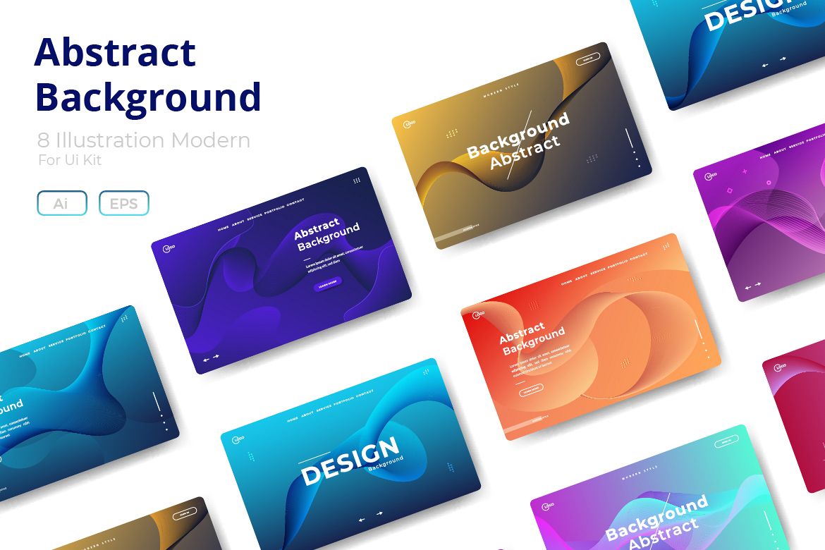 8 Abstract background design example image 1