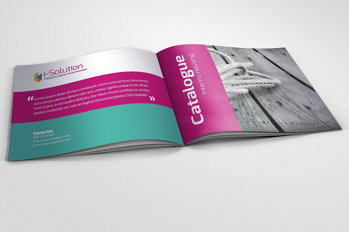 Business Square Trifold Brochure example image 1