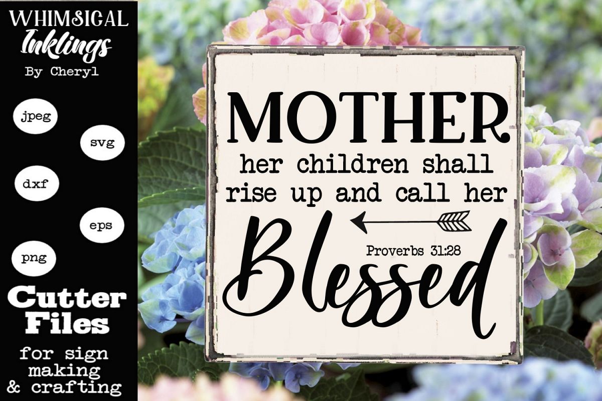 Blessed Mother SVG example image 1