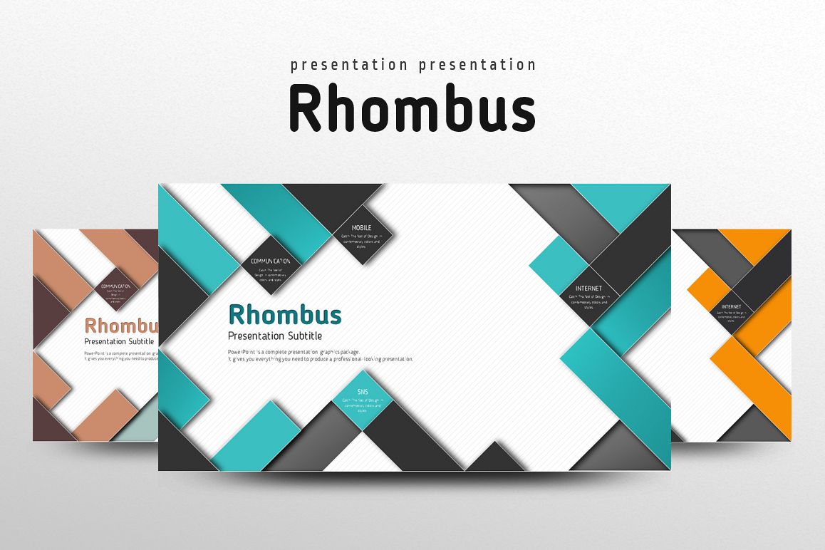 Rhombus Template example image 1
