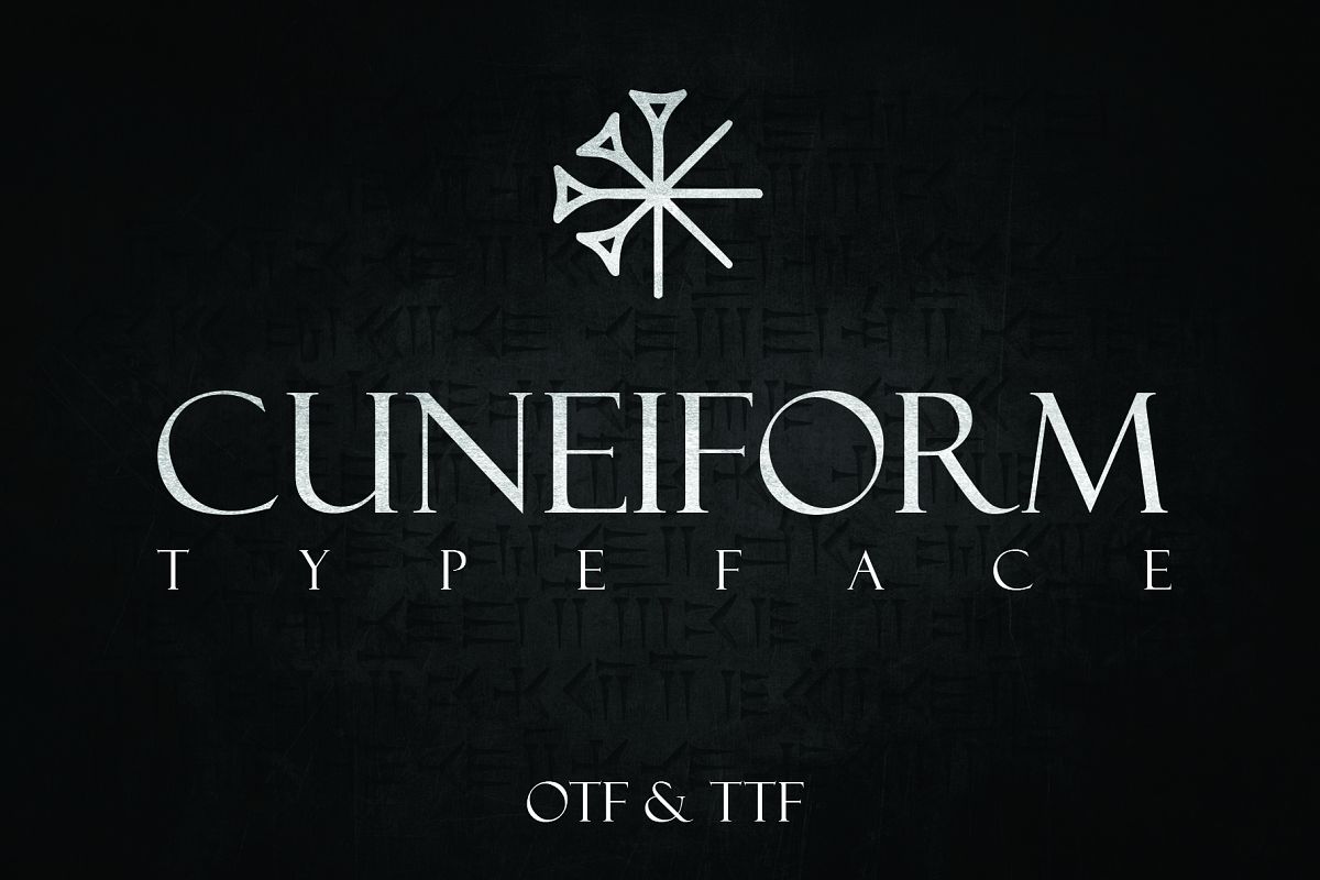 CUNEIFORM, An Ancient Typeface example image 1