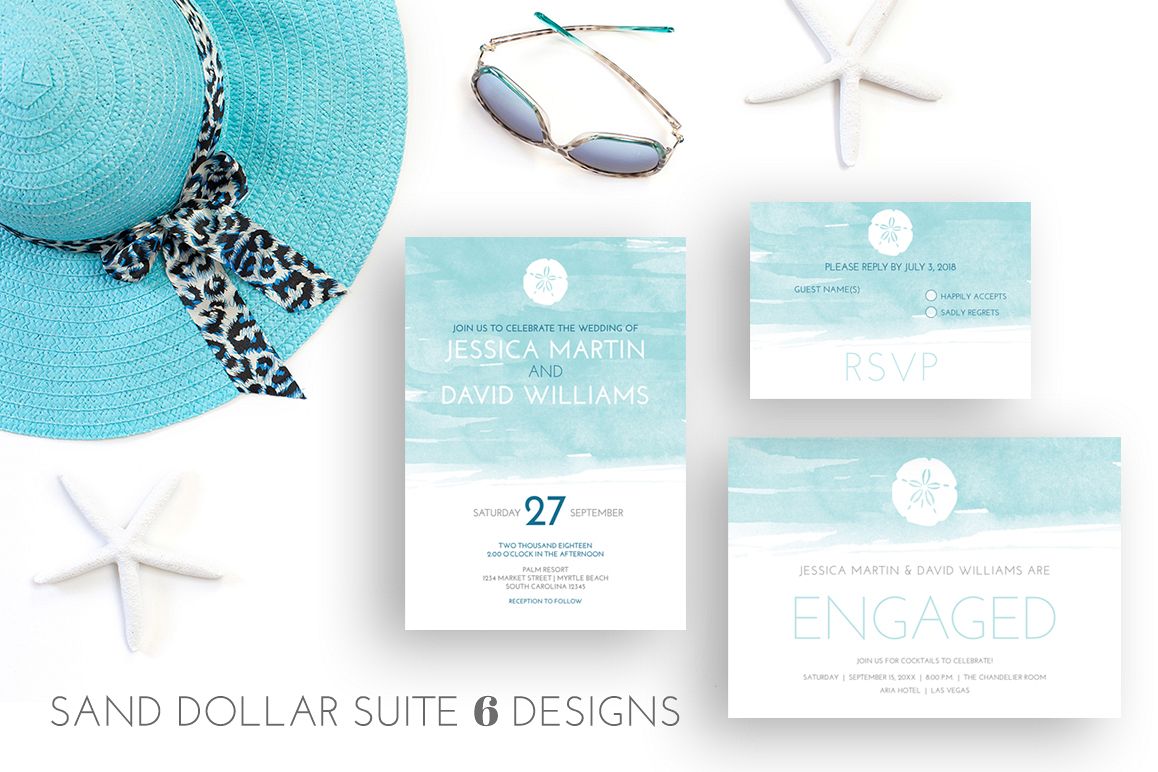 Sand Dollar Beach Wedding example image 1