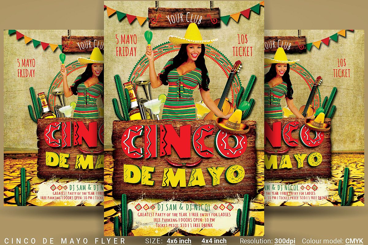 Cinco de Mayo Flyer example image 1
