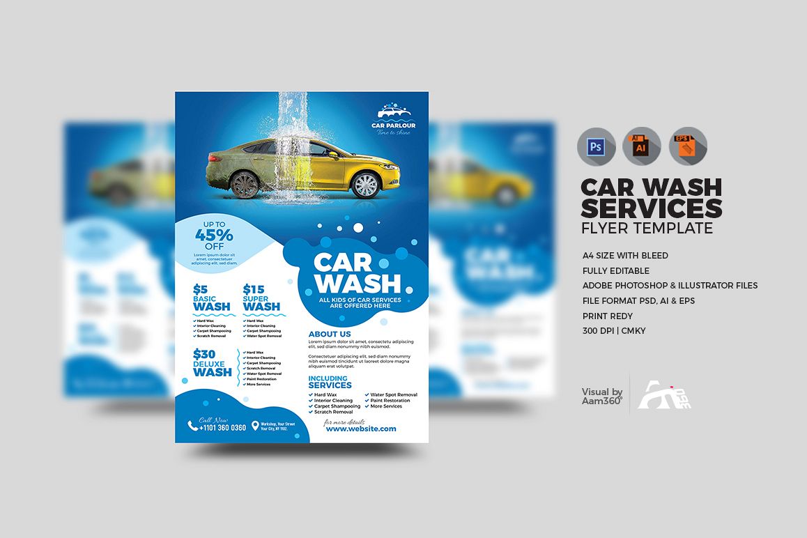 car-wash-flyer-340409-flyers-design-bundles