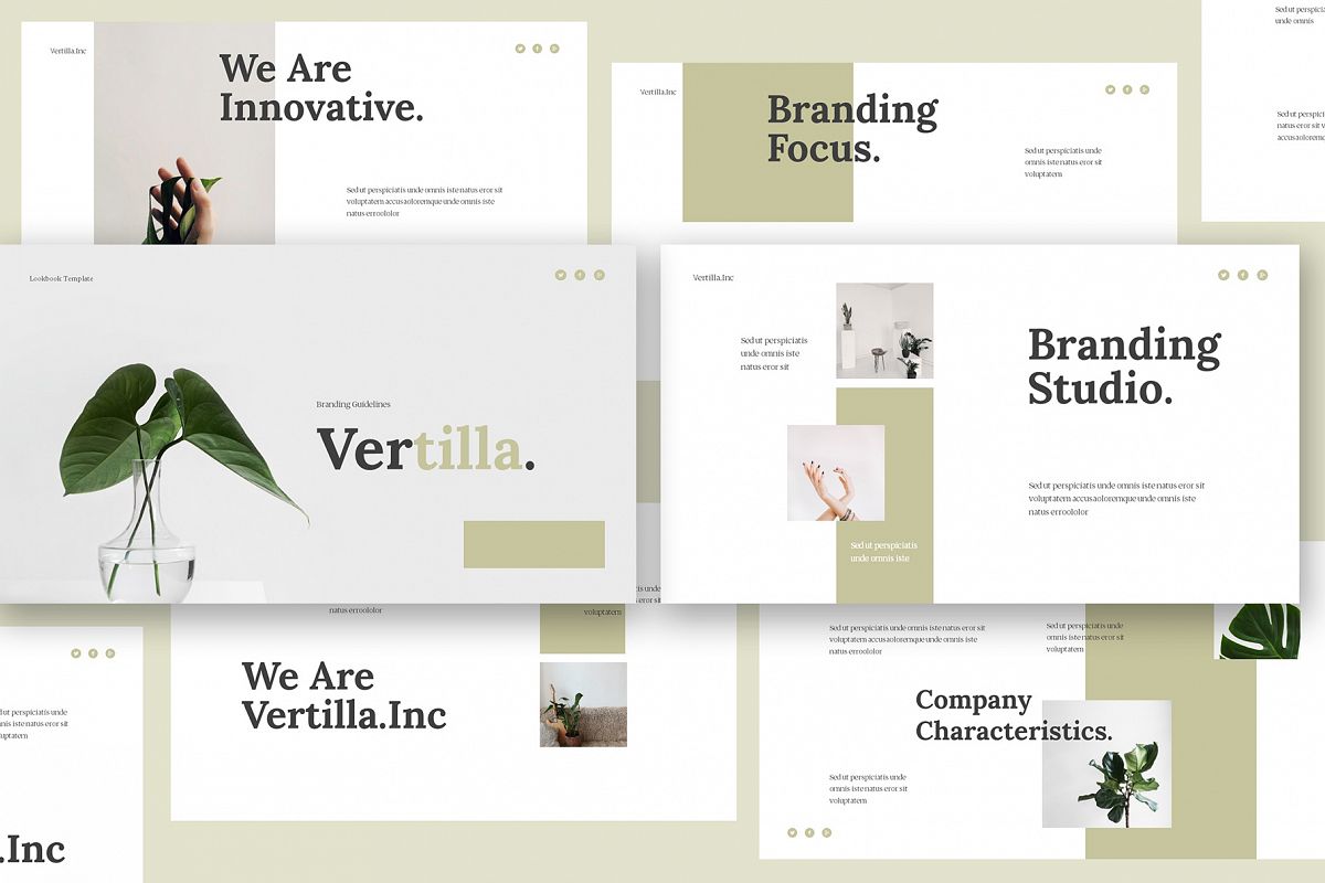 Vertilla-Brand Guideline Keynote example image 1