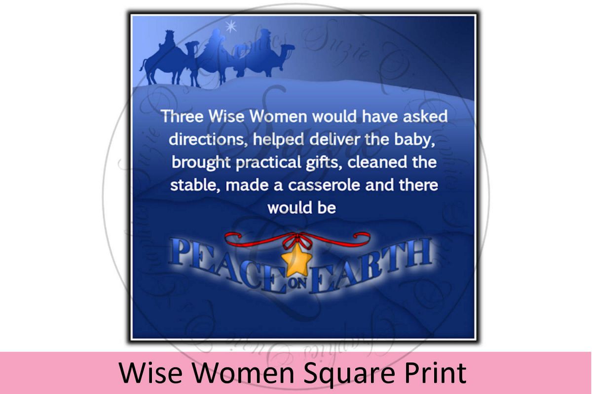 Wise Women Square Print example image 1