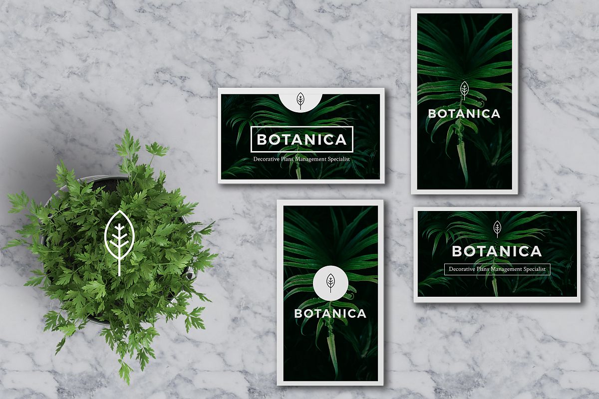 BOTANICA Business Card Template example image 1
