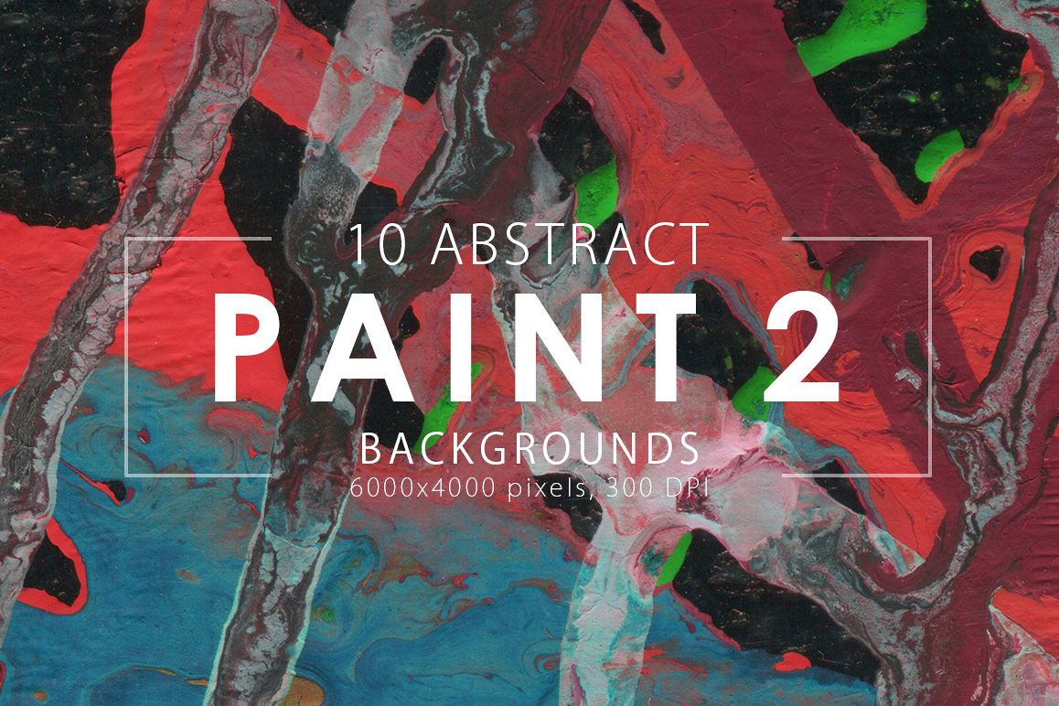Abstract Paint Backgrounds Vol.2 example image 1