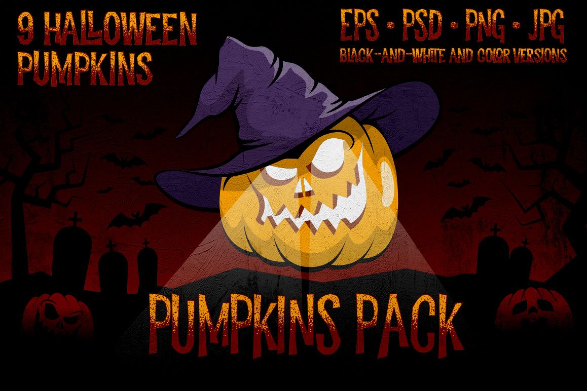 Halowen Pumpkins Pack example image 1