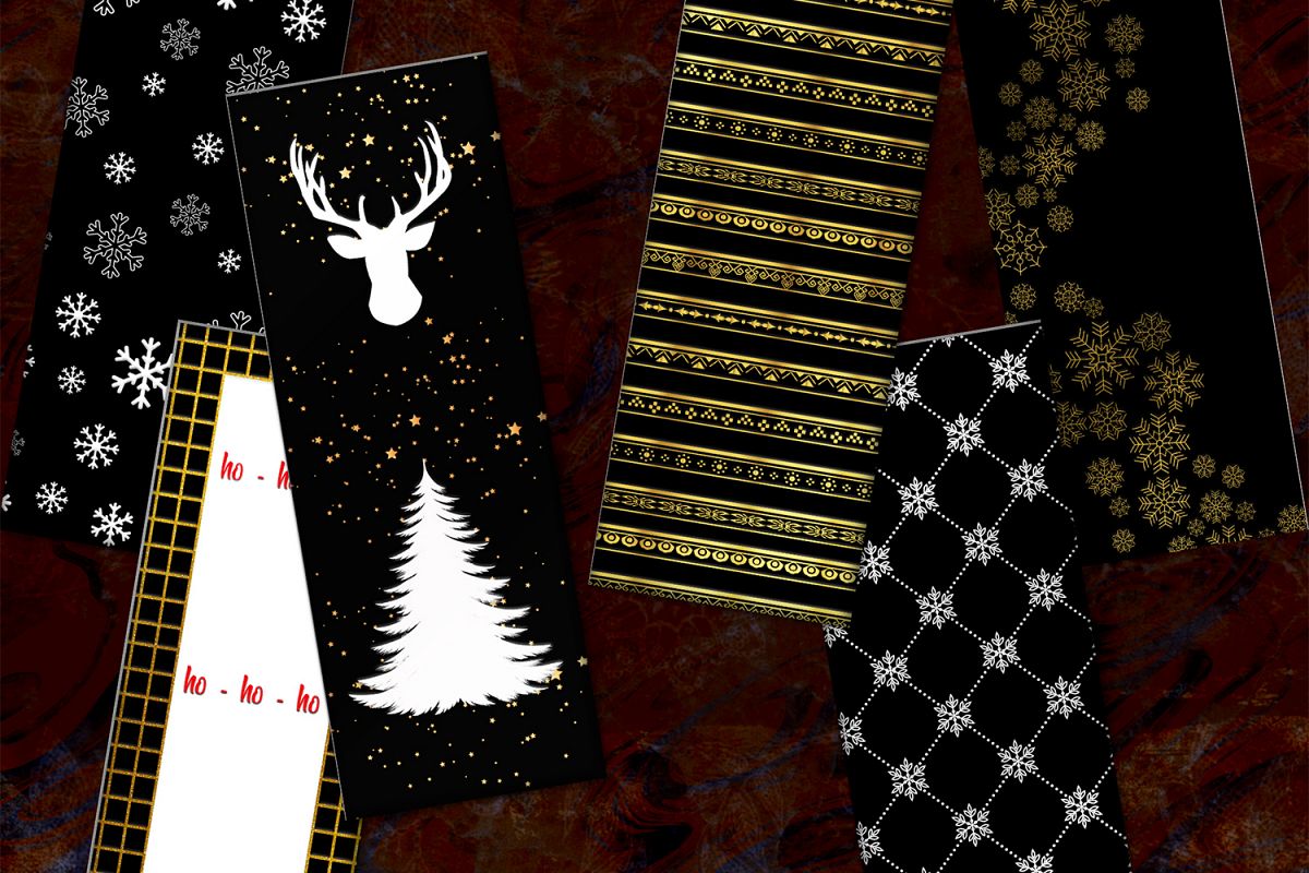 Christmas Printable, Bookmarks Digital, Card Christmas example image 1