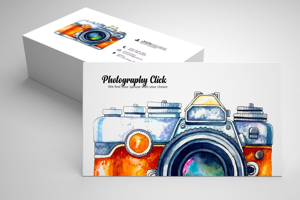 Photography Business Cards example image 1
