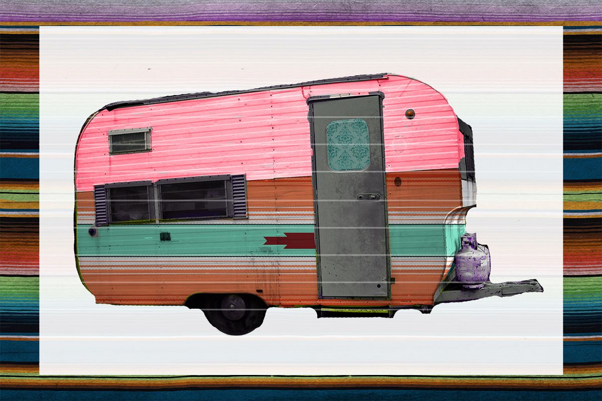 Serape Camper Sublimation Digital Download example image 1
