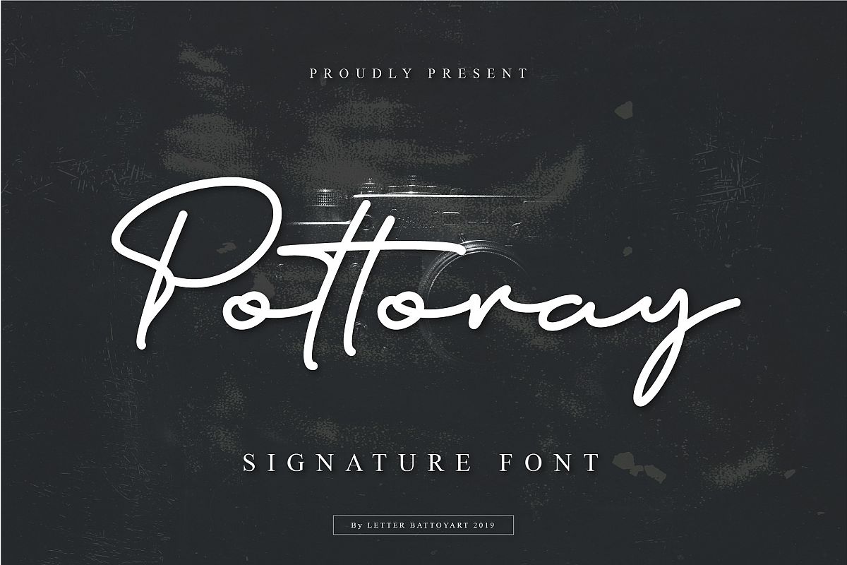 Pottoray - Signature Font example image 1